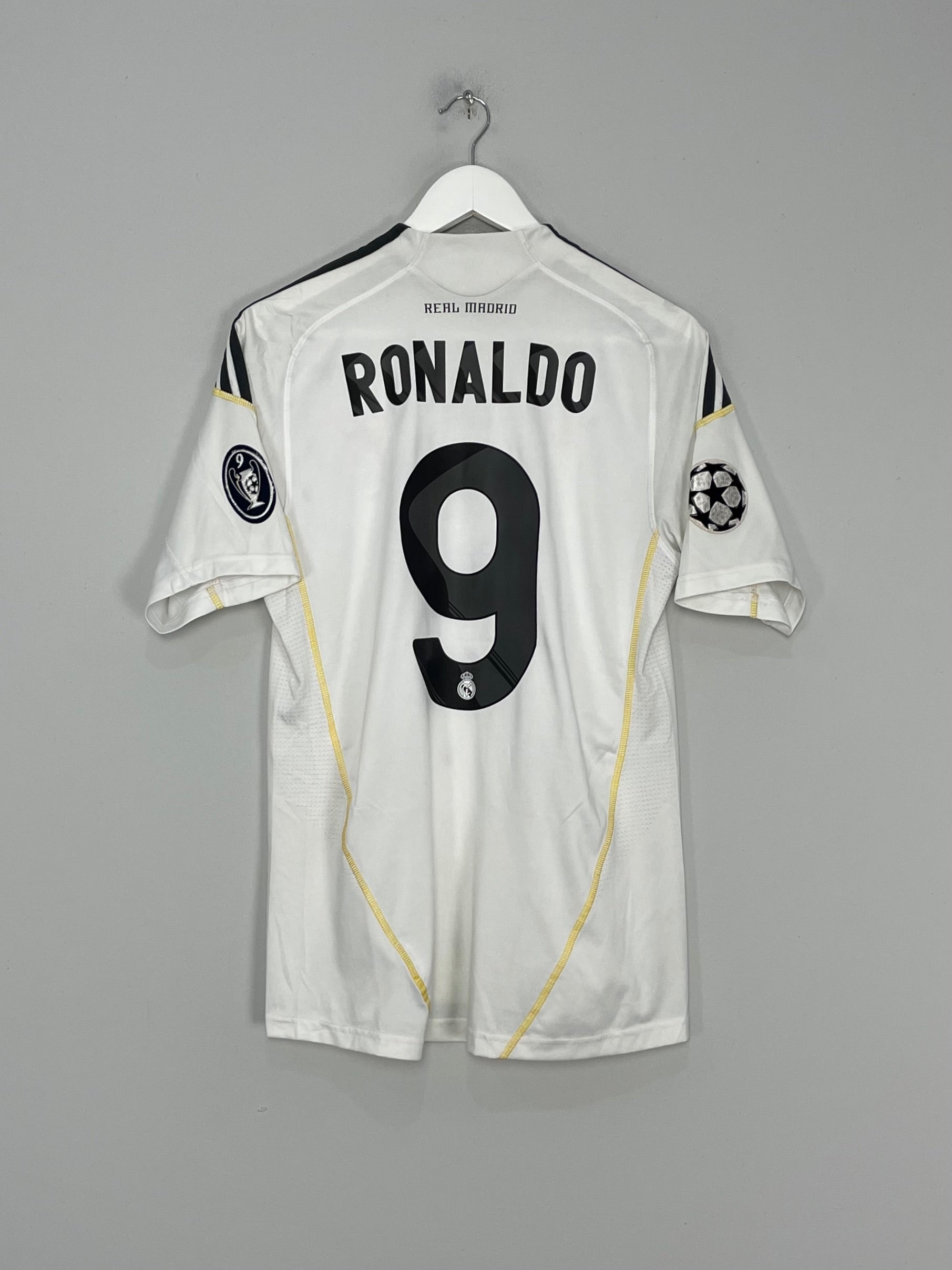 2009/10 REAL MADRID RONALDO #9 C/L HOME SHIRT (S) ADIDAS