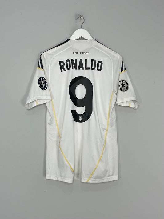 2009/10 REAL MADRID RONALDO #9 C/L HOME SHIRT (S) ADIDAS