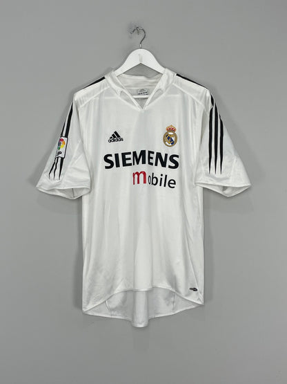 2004/05 REAL MADRID RONALDO #9 HOME SHIRT (L) ADIDAS