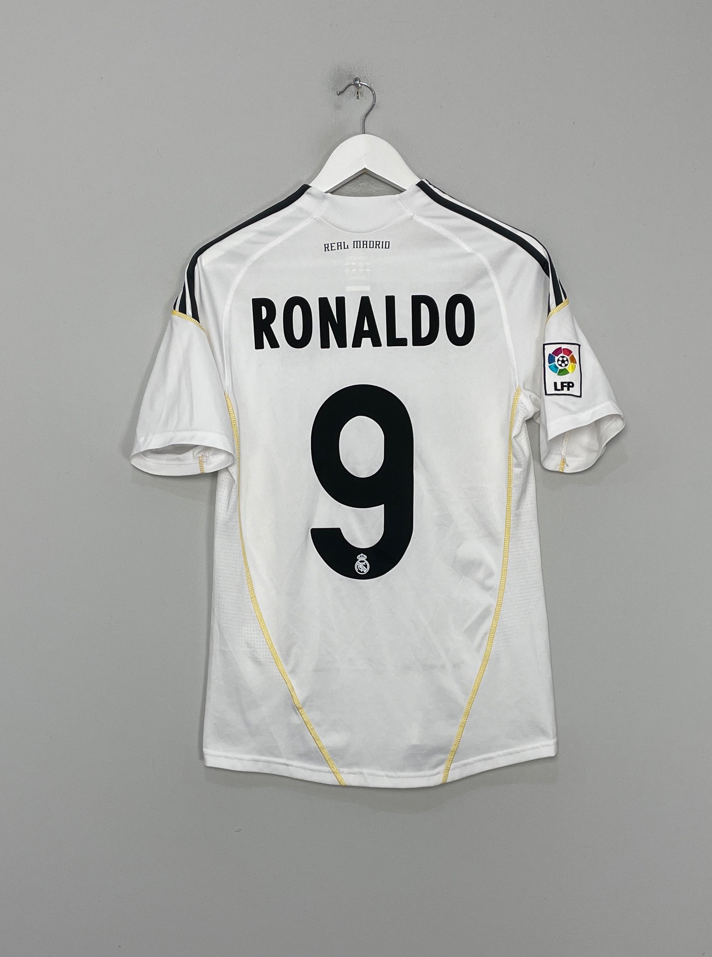 2009/10 REAL MADRID RONALDO #9 HOME SHIRT (S) ADIDAS