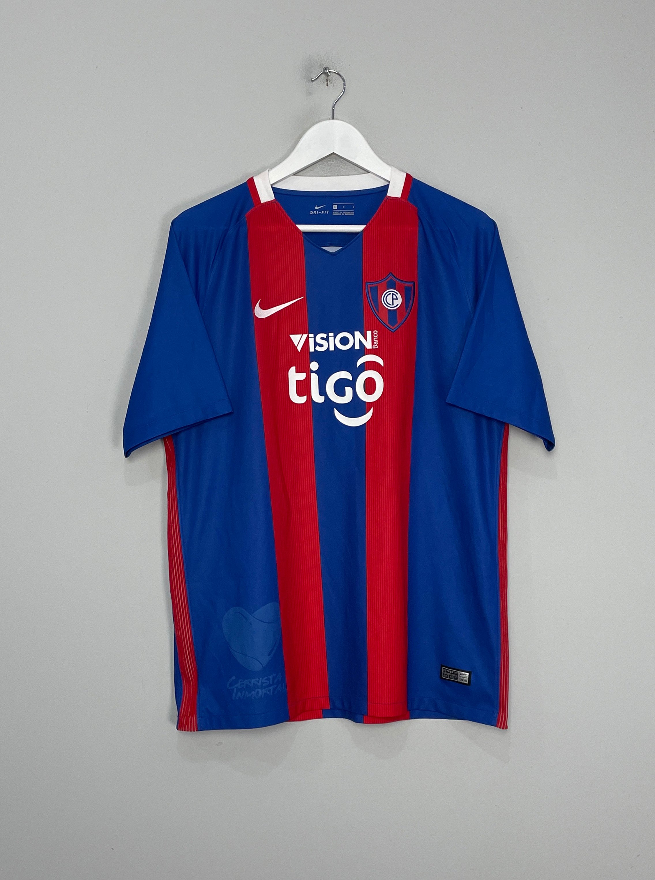 2017 CERRO PORTENO HOME SHIRT (L) NIKE