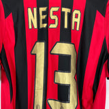 2005/06 AC MILAN NESTA #13 HOME SHIRT (M) ADIDAS