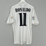 2002/03 REAL MADRID RONALDO #11 HOME SHIRT (M) ADIDAS