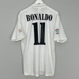 2002/03 REAL MADRID RONALDO #11 HOME SHIRT (M) ADIDAS