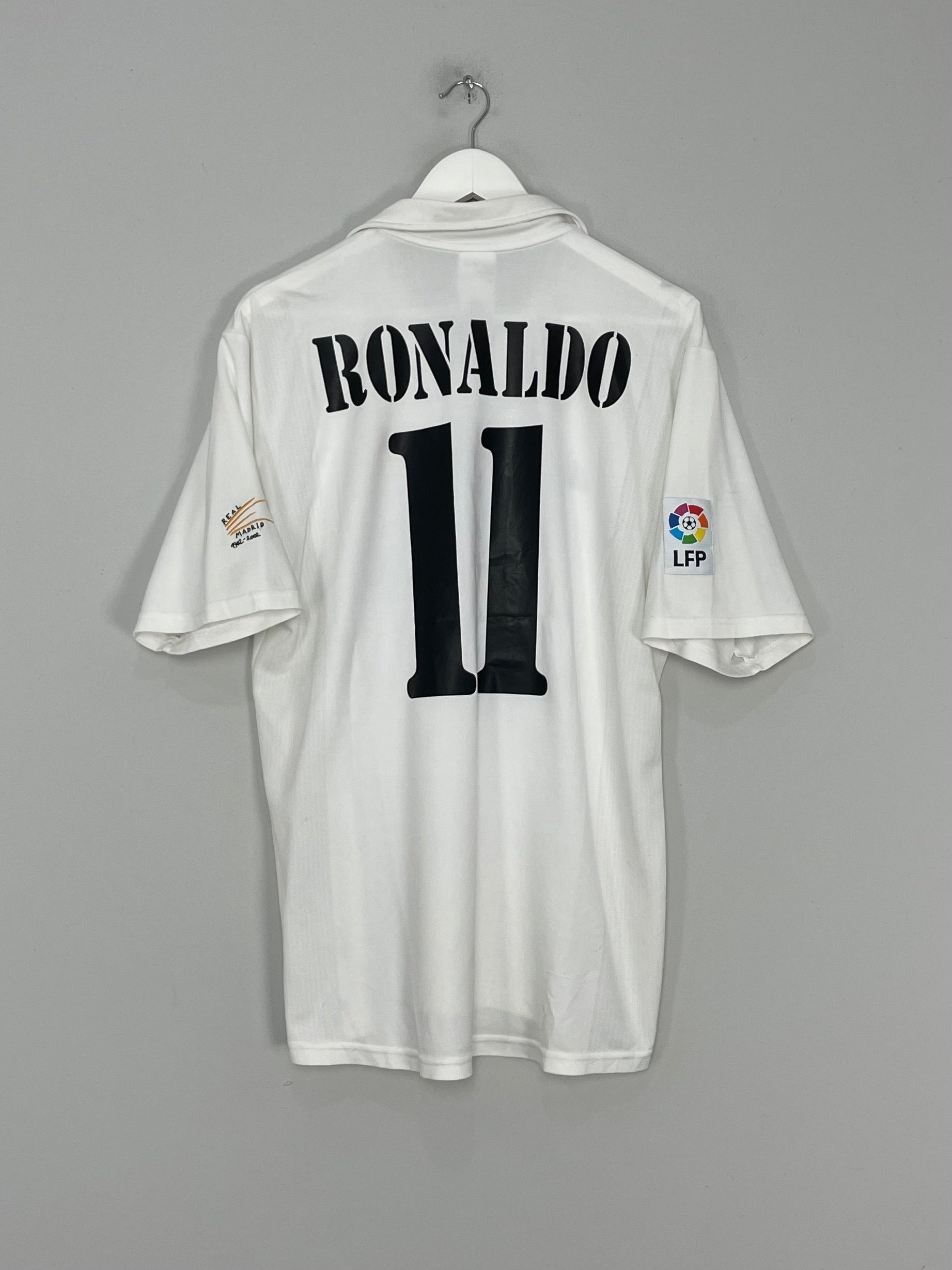 2002/03 REAL MADRID RONALDO #11 HOME SHIRT (M) ADIDAS