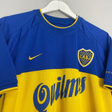 1999/01 BOCA JUNIORS HOME SHIRT (M) NIKE