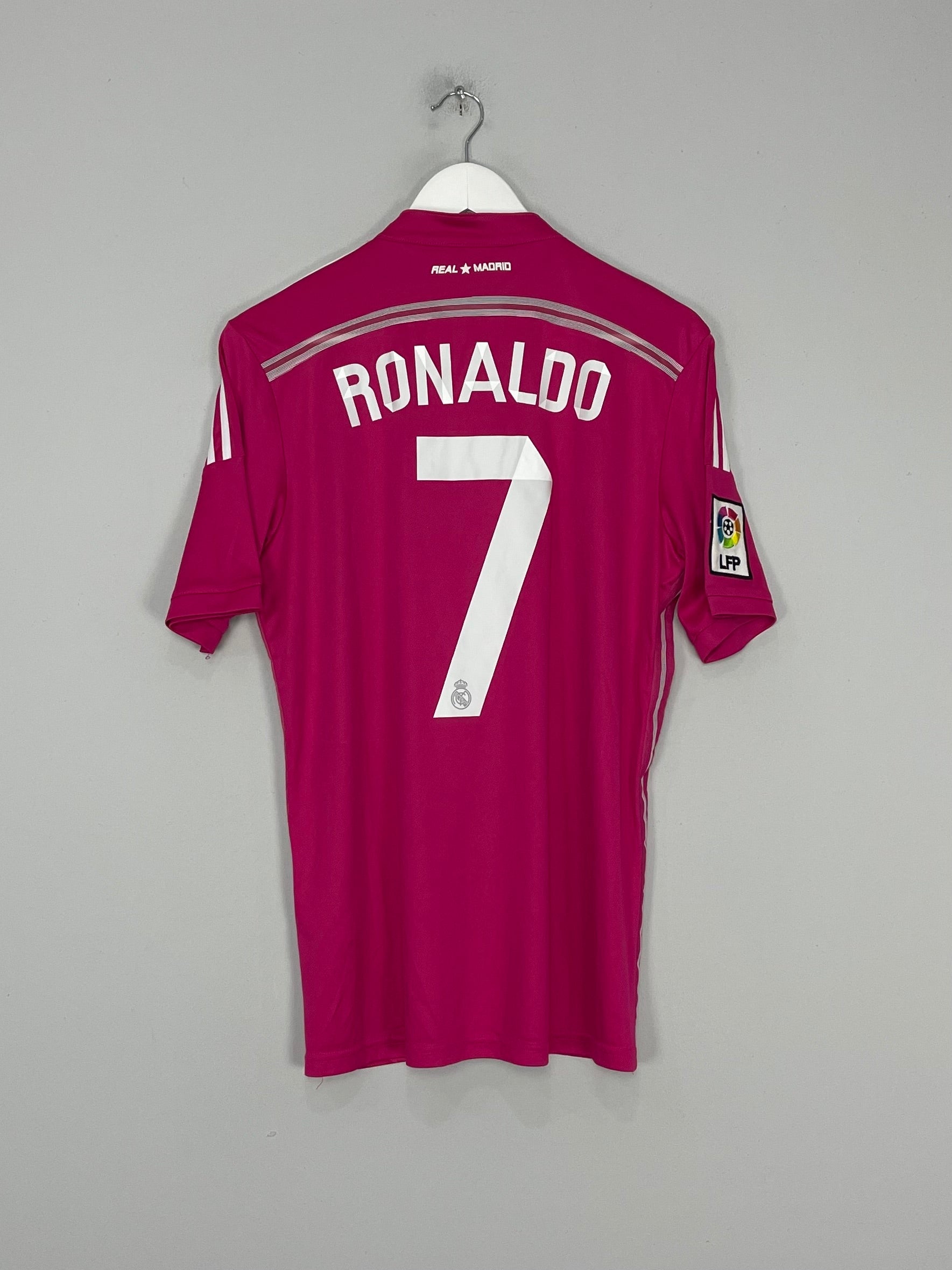 2014/15 REAL MADRID RONALDO #7 AWAY SHIRT (M) ADIDAS