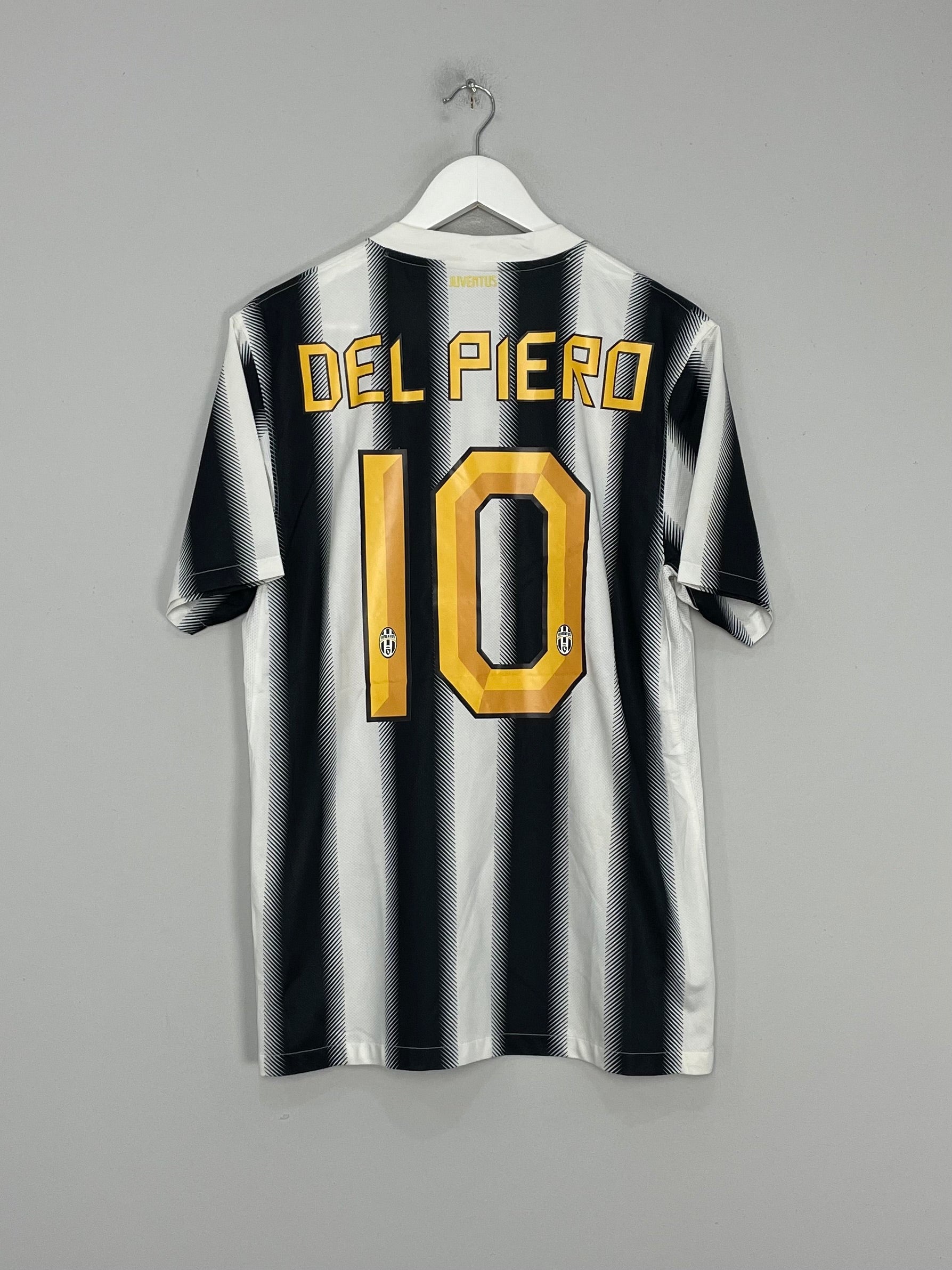 2011/12 JUVENTUS DEL PIERO #10 HOME SHIRT (M) NIKE