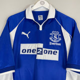 2000/02 EVERTON GINOLA #24 HOME SHIRT (L) PUMA