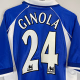 2000/02 EVERTON GINOLA #24 HOME SHIRT (L) PUMA