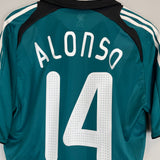 2008/09 LIVERPOOL ALONSO #14 AWAY SHIRT (L) ADIDAS