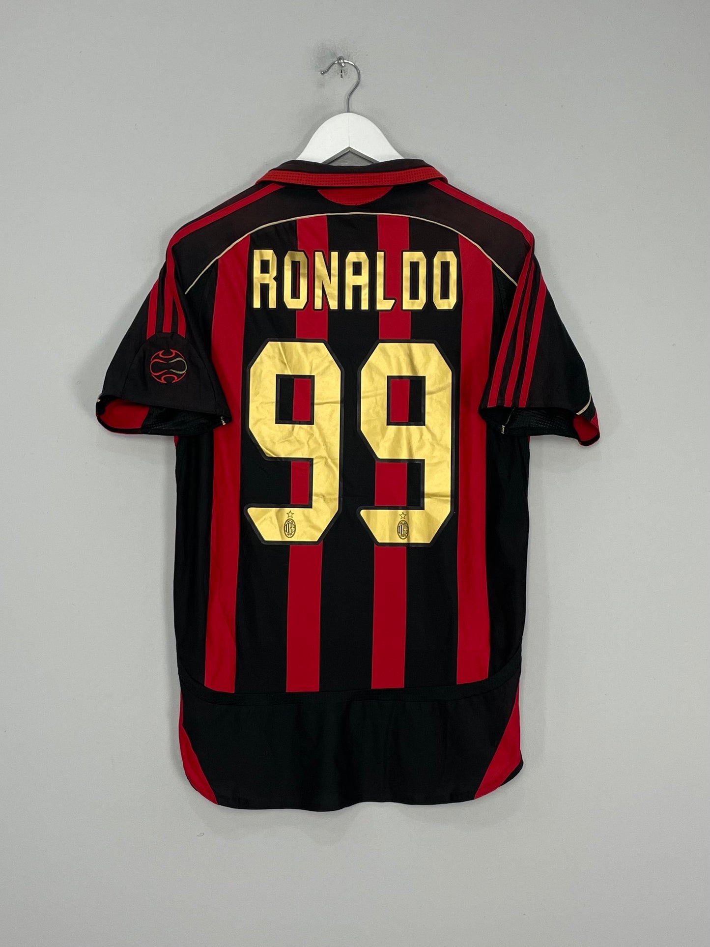 2006/07 AC MILAN RONALDO #99 HOME SHIRT (S) ADIDAS