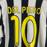 2009/10 JUVENTUS DEL PIERO #10 HOME SHIRT (L) NIKE