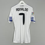 2010/11 REAL MADRID RONALDO #7 HOME SHIRT (M) ADIDAS