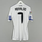 2010/11 REAL MADRID RONALDO #7 HOME SHIRT (M) ADIDAS