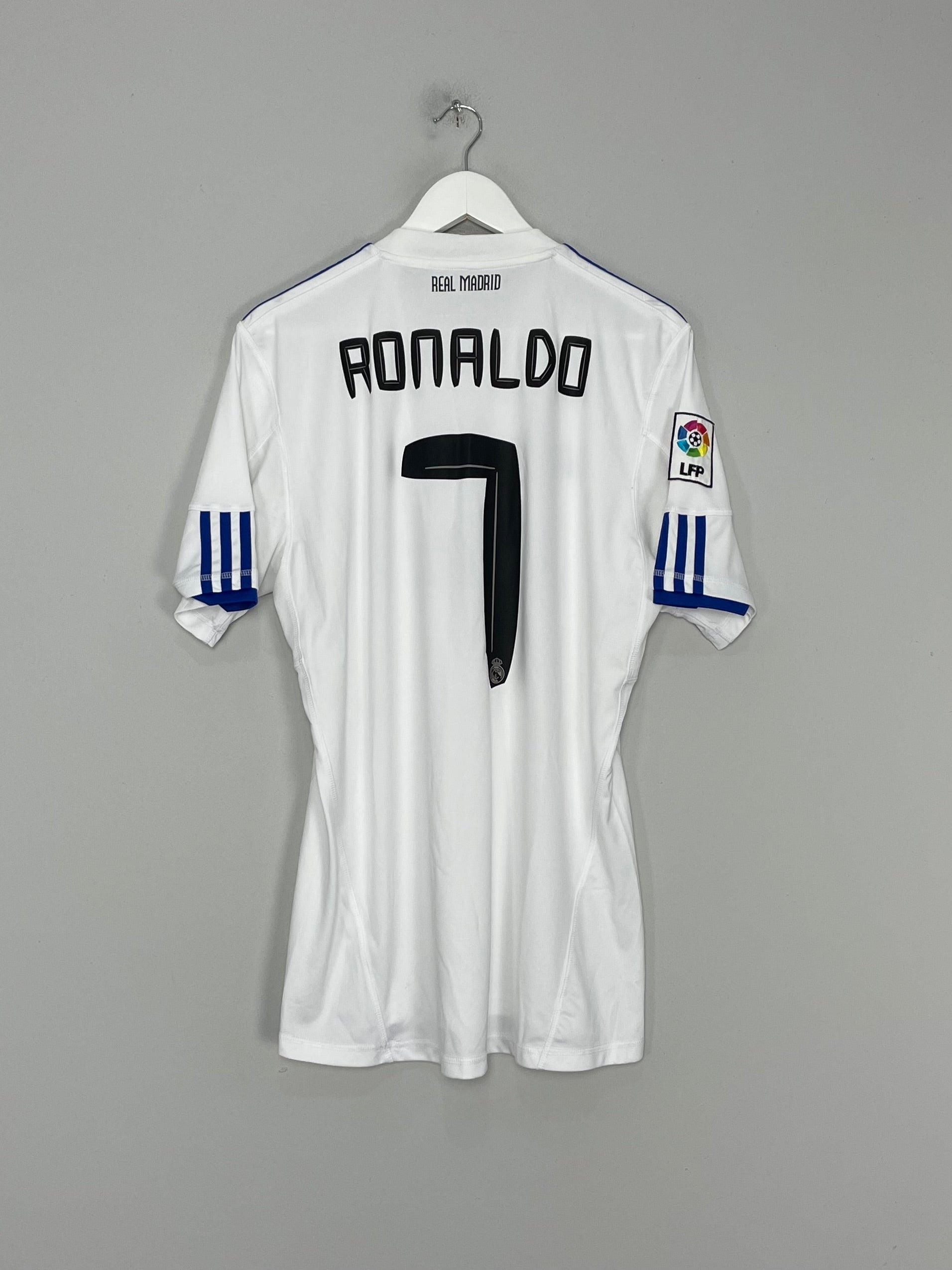 2010/11 REAL MADRID RONALDO #7 HOME SHIRT (M) ADIDAS