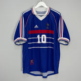 1998/00 FRANCE ZIDANE #10 HOME SHIRT (L) ADIDAS