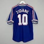 1998/00 FRANCE ZIDANE #10 HOME SHIRT (L) ADIDAS