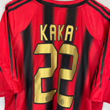 2004/05 AC MILAN KAKA #22 HOME SHIRT (XXL) ADIDAS