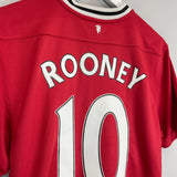 2011/12 MANCHESTER UNITED ROONEY #10 HOME SHIRT (L) NIKE