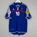 2000/02 FRANCE ZIDANE #10 HOME SHIRT (XL) ADIDAS