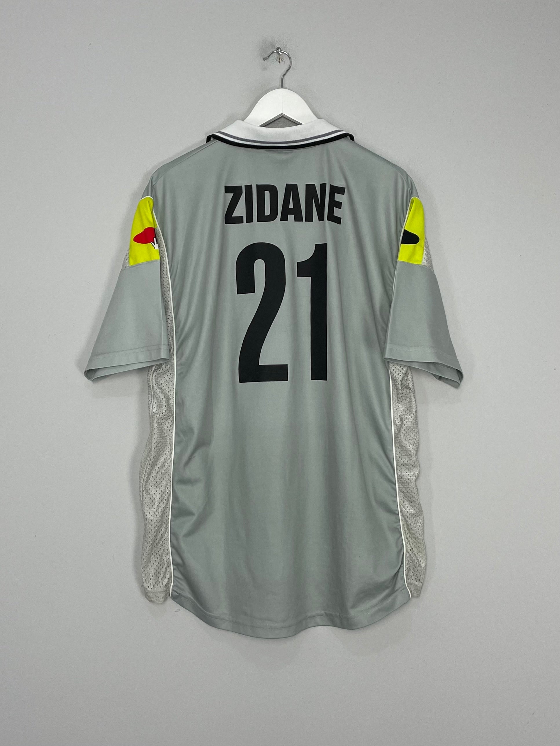 2000/01 JUVENTUS ZIDANE #21 AWAY SHIRT (L) LOTTO