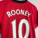 2009/10 MANCHESTER UNITED ROONEY #10 HOME SHIRT (S) NIKE