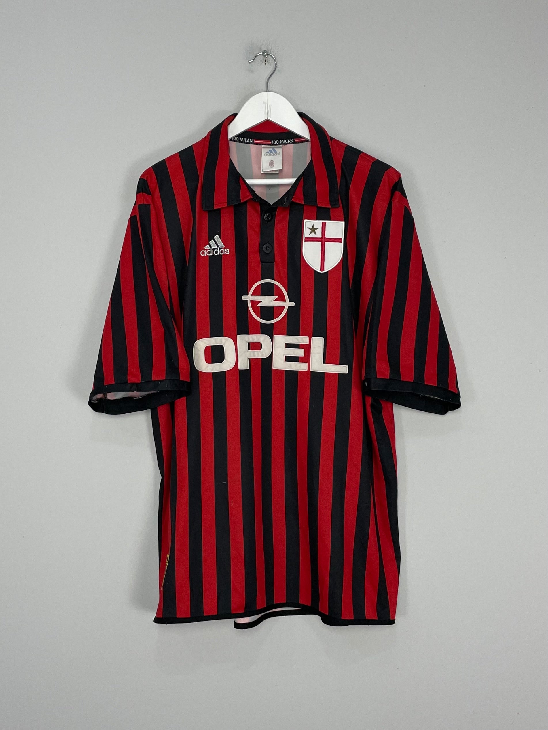 1999/00 AC MILAN HOME SHIRT (XL) ADIDAS