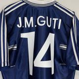 1998/00 REAL MADRID GUTI #14 AWAY SHIRT (M) ADIDAS