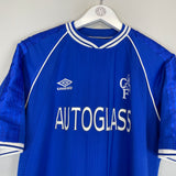 1999/01 CHELSEA WEAH #31 HOME SHIRT (L) UMBRO