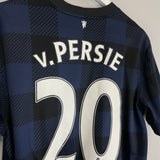 2013/14 MANCHESTER UNITED V.PERSIE #20 AWAY SHIRT (L) NIKE