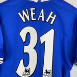 1999/01 CHELSEA WEAH #31 HOME SHIRT (L) UMBRO