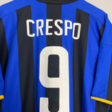 2002/03 INTER MILAN CRESPO #9 HOME SHIRT (XL) NIKE