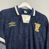 1991/93 SCOTLAND HOME SHIRT (XL) UMBRO