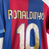 2006/07 BARCELONA RONALDINHO #10 HOME SHIRT (S) NIKE