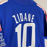 2002/04 FRANCE ZIDANE #10 HOME SHIRT (L) ADIDAS