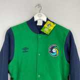 2011/12 NEW YORK COSMOS *BNWT* FLEECE BASEBALL JACKET (S) UMBRO