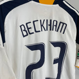 2010/11 LA GALAXY BECKHAM #23 HOME SHIRT (XL) ADIDAS