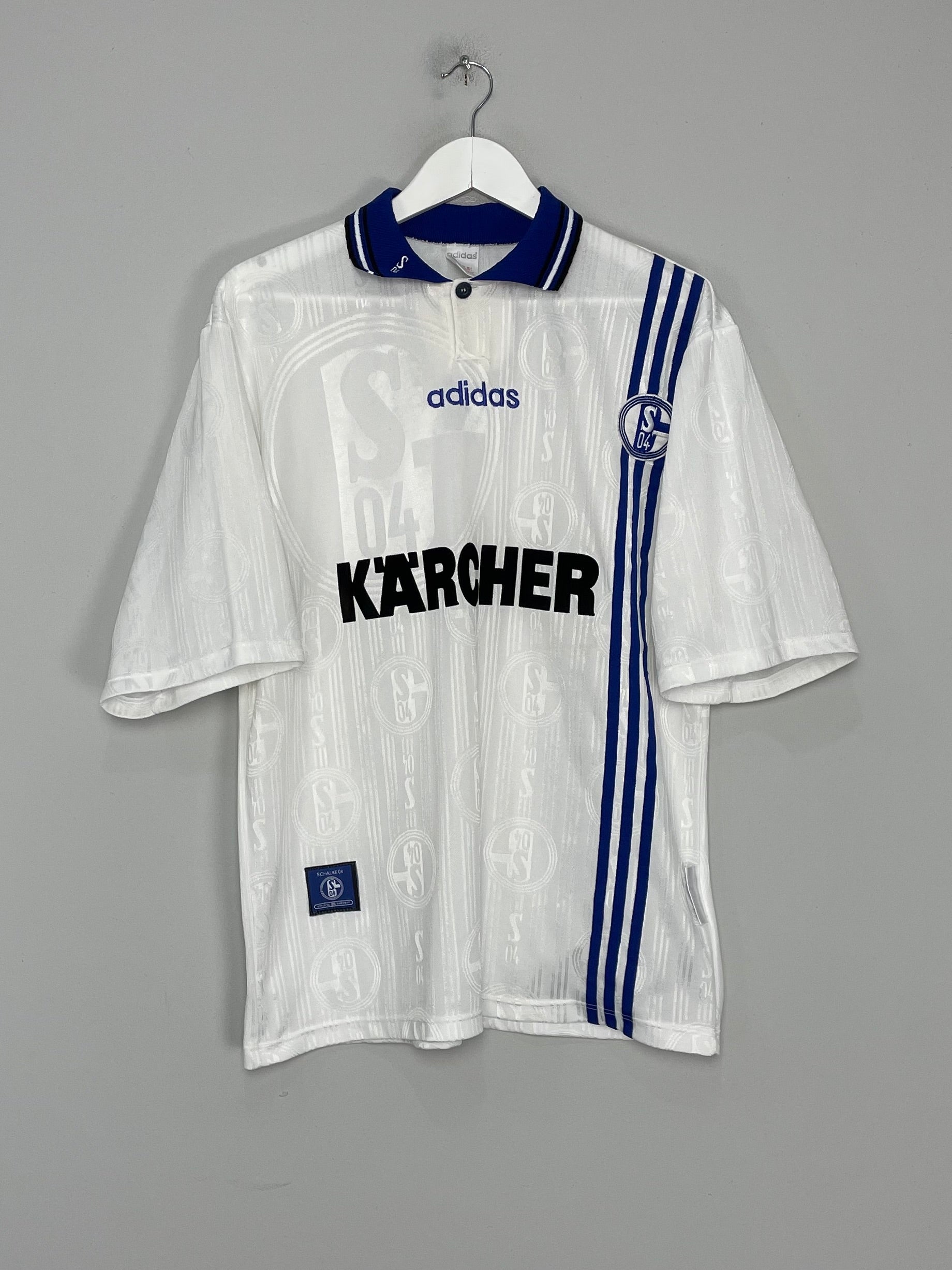 1996/97 SCHALKE AWAY SHIRT (L) ADIDAS