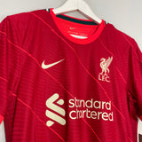 2021/22 LIVERPOOL SALAH #11 *BNWT* AUTHENTIC HOME SHIRT (M) NIKE