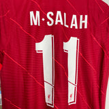 2021/22 LIVERPOOL SALAH #11 *BNWT* AUTHENTIC HOME SHIRT (M) NIKE