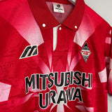 1996 URAWA RED DIAMONDS HOME SHIRT (L) MIZUNO