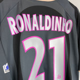 2001/02 PSG RONALDINHO #21 THIRD SHIRT (XL) NIKE