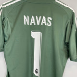 2017/18 REAL MADRID NAVAS #1 GK SHIRT (M) ADIDAS