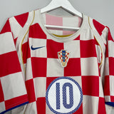 2004/06 CROATIA N.KOVAC #10 HOME SHIRT (L) NIKE