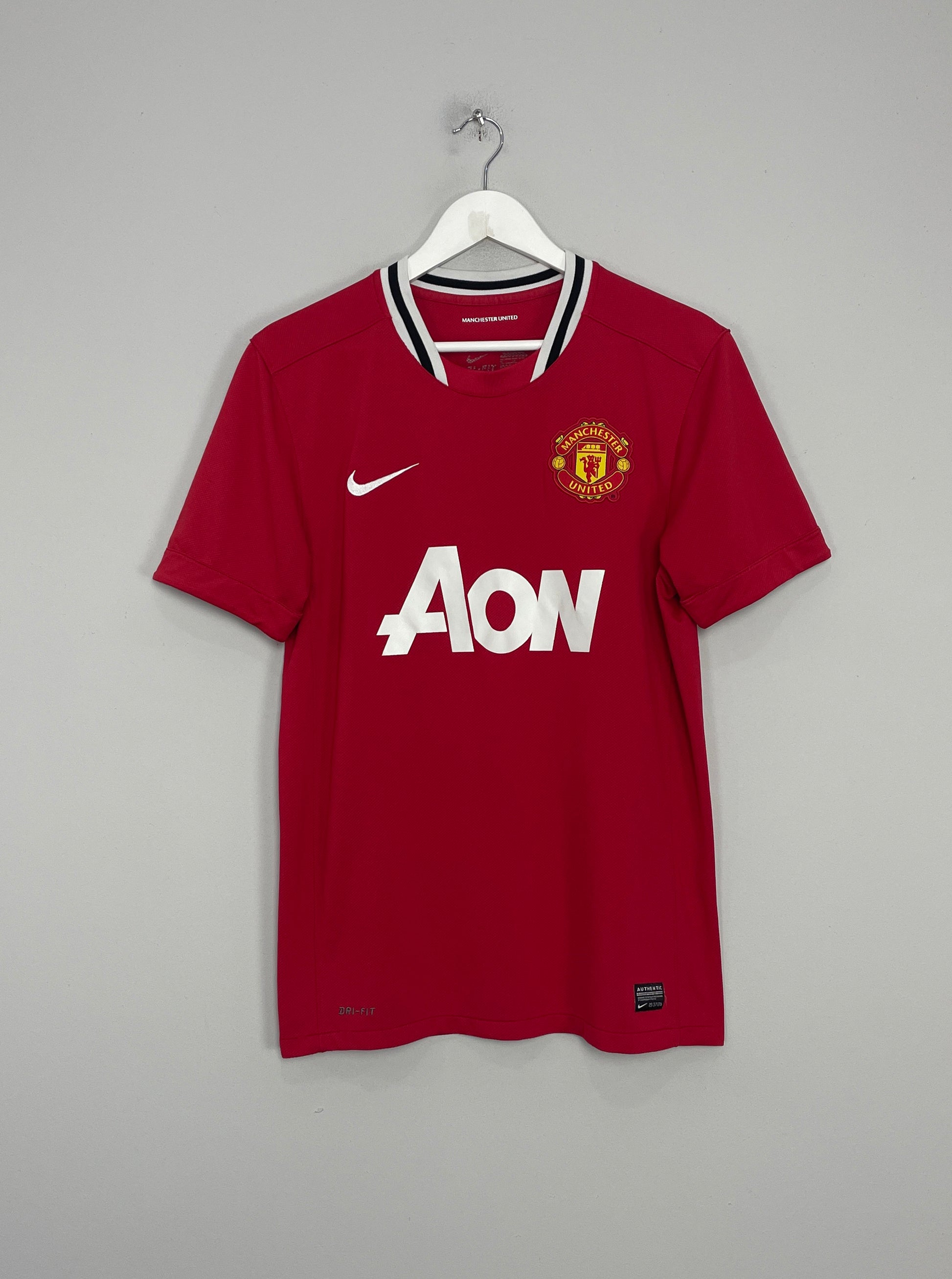 2011-12 MANCHESTER UNITED LONGSLEEVE SHIRT XL.BOYS