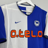 2001/02 HERTHA BERLIN HOME SHIRT (S) NIKE