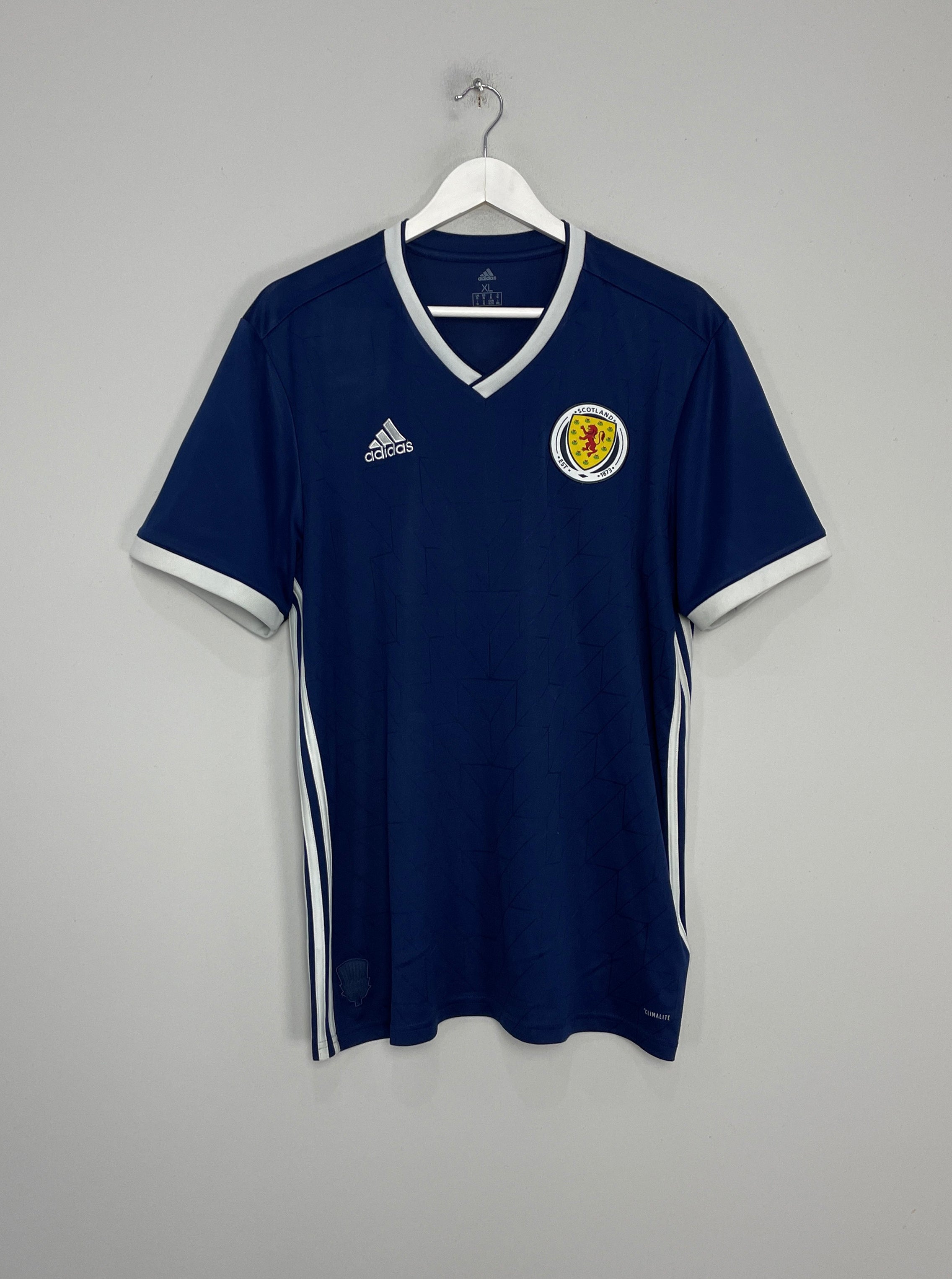 2017/19 SCOTLAND HOME SHIRT (XL) ADIDAS