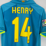 2007/08 BARCELONA HENRY #14 AWAY SHIRT (S) NIKE