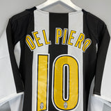 2004/05 JUVENTUS DEL PIERO #10 *BNWT* HOME SHIRT (XL) NIKE